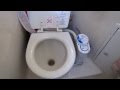 Jabsco Electric flush marine toilet conversion