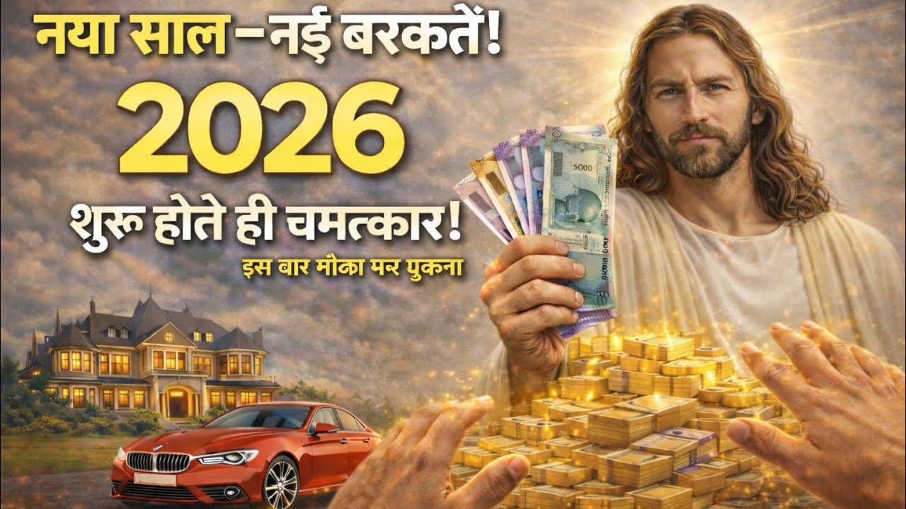 🙏 नया साल 2026 शुरू होते ही चमत्कार! 💰🏠🚗 | इस बार मौका मत चूकना🫵❌ धन-घर-गाड़ी का चमत्कार! #yeshu 