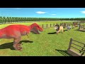 T-REX KING VS LION KING CHALLENGE - Animal Revolt Battle Simulator