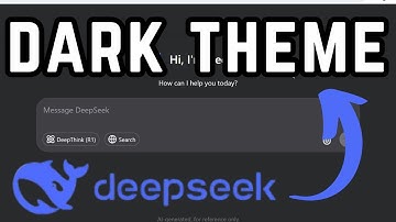 How to Enable Dark Theme in DeepSeek AI Tutorial - Mobile App and Browser