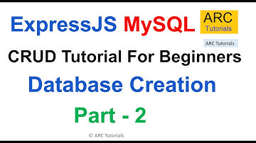 Build a RESTful API with NodeaJs, Express and MySQL CRUD - Part 2 | MySQL Database Creation