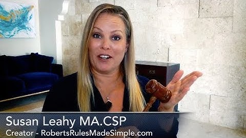 Part 1 How to Chair a Meeting With Confidence : The People & Process Side of Meetings