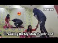 My subscribers gave me dares  prank gone wrong