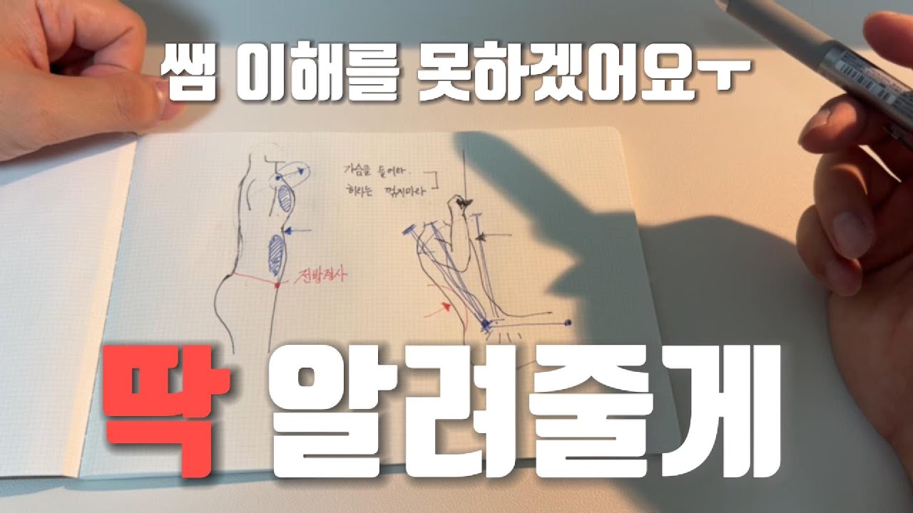 가슴 드는데 허리가 꺾이는 분들 주목! (운동시 허리통증, 가슴 펴는법) 총정리