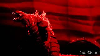 godzilla ultima roar/ red lighting test.