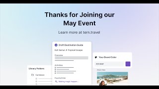 The Next Era of Tern.Live — May 15th.