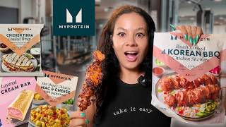 I Tried the MY PROTEIN FOOD RANGE so You Don't Have To!