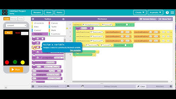 How to Make random ball bounce game in Code.org