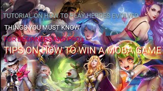TIPS TO WIN / HOW TO PLAY MOBA GAME HEROES EVOLVED / BASIC TUTORIAL / THINGS YOU NEED TO KNOW screenshot 3