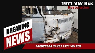 1971 VW Bus Restoration. Slowly Taking the Paint Off. Check It Out.