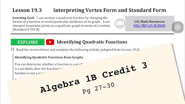 Lesson 19.3 Explore/Explain 1/Explain 2