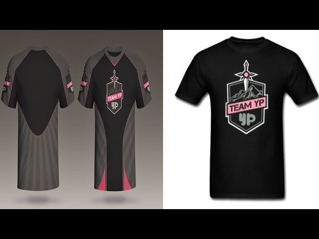 Trikot/jersey-design for a succesful esport team.