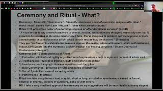Heathenry: Being and Go Deep Course - Module 8 Vid 1 - Ritual Foundations