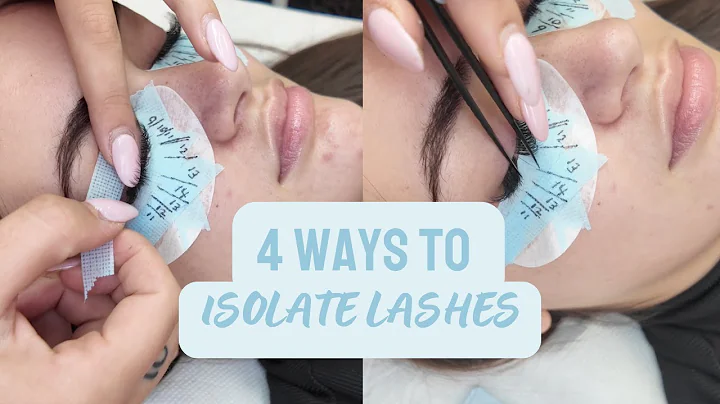 How to Isolate Lashes Faster | 4 Lash Isolation Techniques You NEED to Know