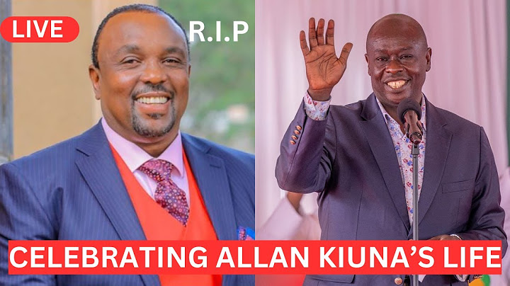 LIVE!! Bishop Allan Kiuna's Funeral Service and Burial in Thindigua, Kiambu!!
