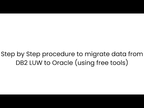 How to migrate