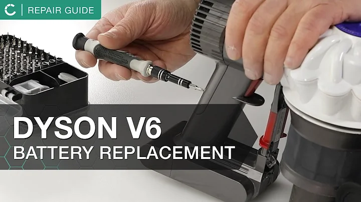 How to replace the battery of your dyson V6 Vacuum cleaner | cellonic (repair guide)