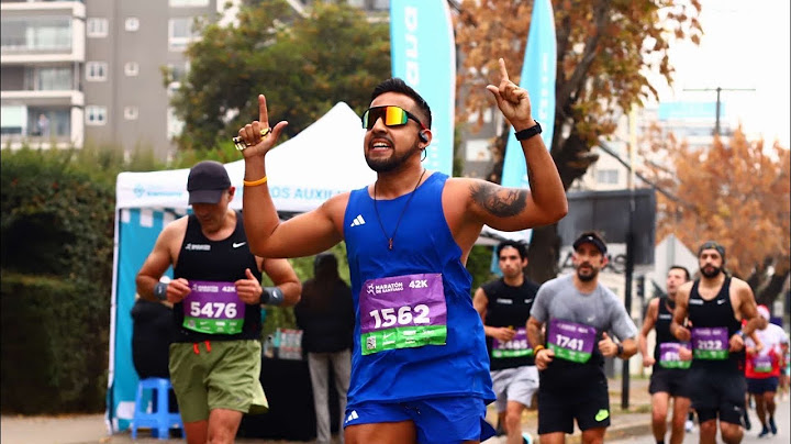 Mi primera maratón ❤️ 42 k / Maratón de Stgo 2025