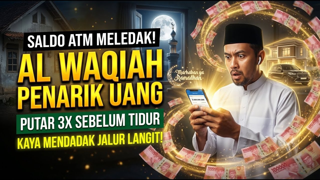 KEAJAIBAN NYATA! Surah Al Waqiah Penarik Rezeki Bebas Hutang Ramadhan