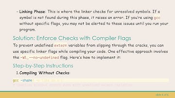 Understanding the extern Variable Problem: Why No Compile-Time Warnings in GCC