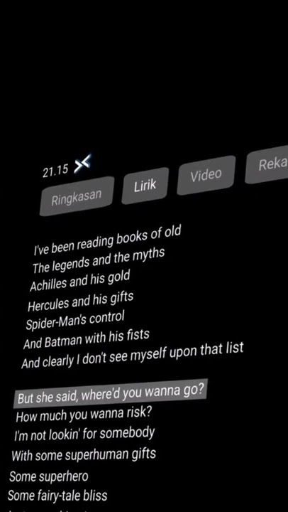 video lirik overlay #djsomethingjustlikethis status wa Ig story something just like this