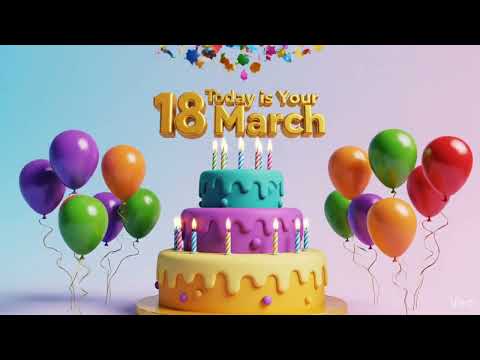 18 March| It's Your Birthday| Happy Birthday Song|@Edit_with_Varghese