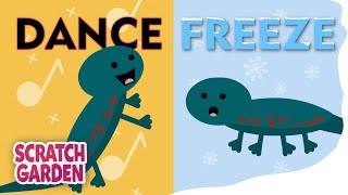 The Dance Freeze Song | Freeze Dance | Scratch Garden Resimi