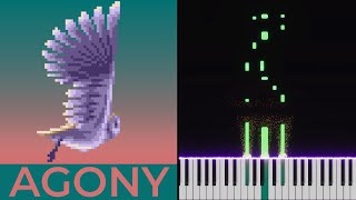 Tim Wright - Agony (Main Theme),  Synthesia-Style Piano Tutorial