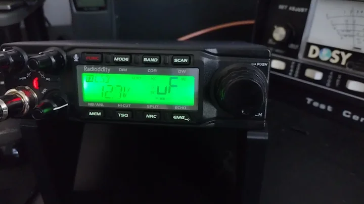 Radioddity QT80: ON THE AIR-UDX3030, My friend Glenn in Scottsdale.