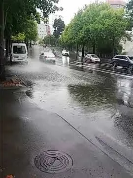 車水たまり冠水