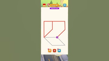 One line art drawing puzzle game leval 46 video like and viral short video for play games 🎮