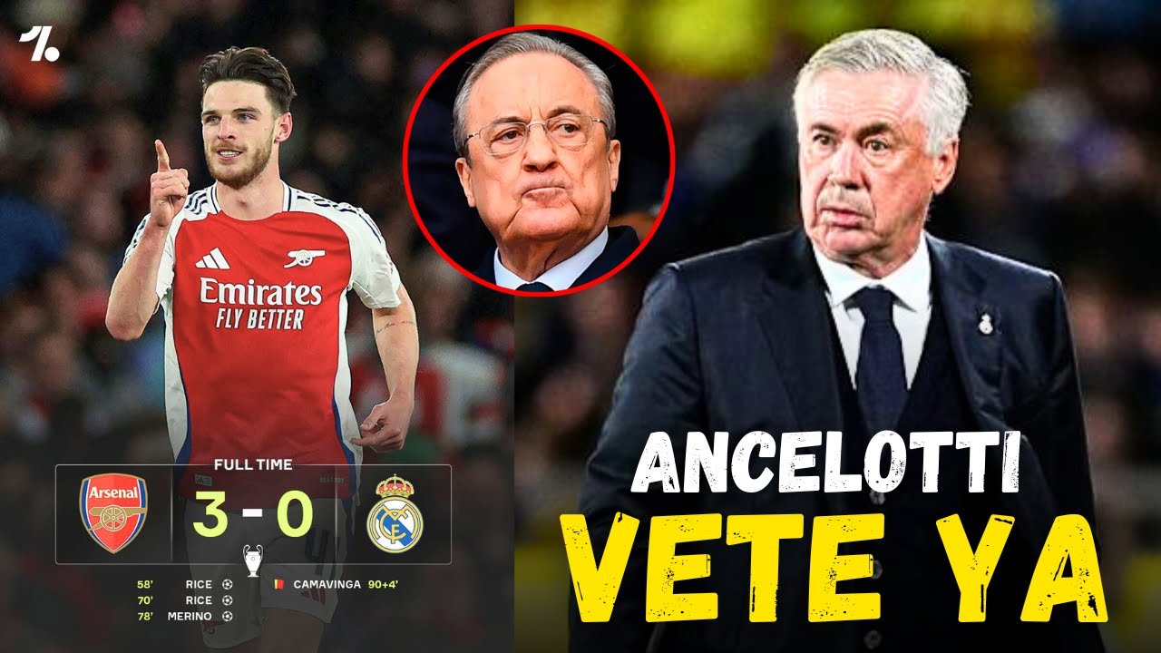 Ancelotti ¡VETE YA! Debacle del Real Madrid en Champions League ...