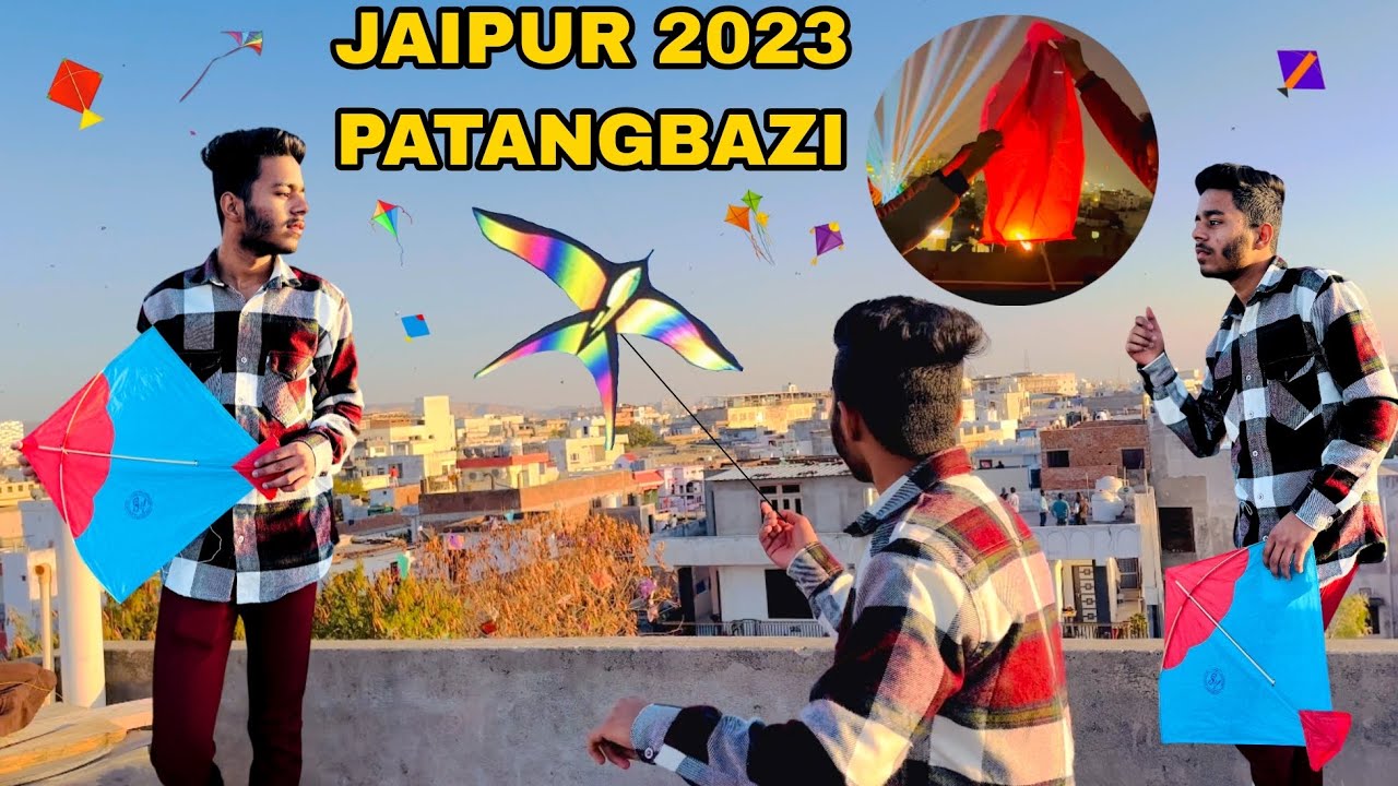 Jaipur patangbazi 2023 jaipur kite fastival jaipur sankranti
