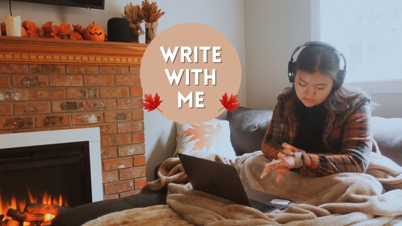 Write With Me Productivity Vlog | Cozy, ASMR Fall Vibes 🍁