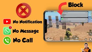 pubg khelte samay calls & messege problem  | notification block for pubg mobile | Tg gyan screenshot 4