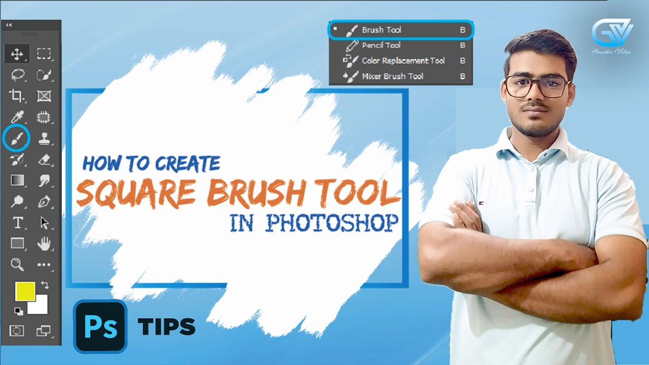 How to Create a Custom Brush in Photoshop | Photoshop Tutorial - YouTube