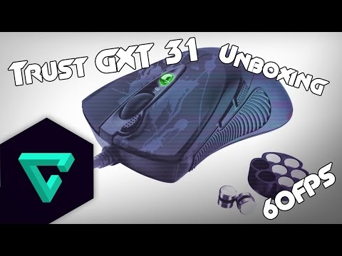 Trust GXT 31 Mouse - Unboxing [HD] [M] [60FPS]