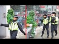 Police Got scared Of Bushman Prank- The best Reactions ever