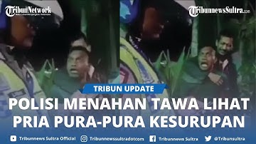 VIRAL Video Pria Pura-pura Kesurupan saat Ditilang Polisi di Jalan: Aku Dirasuki Panglima Kumbang