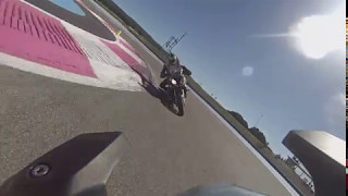 BMW S1000 XR circuit castelet Akrapovic 1°session 3km8