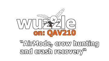 wuzzle on: QAV210 - Airmode, crow hunting and crash recovery