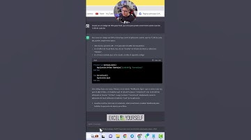¿No sabes macros? Urge que veas esto #excel #chatgpt #shortsvideo