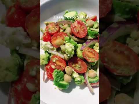 Video: Salat Af Kirsebærtomater Med Pestosauce