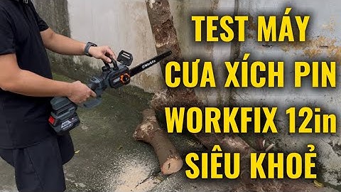 Trải Nghiệm Công Xuất Siêu Mạnh Trên Máy Cưa Xích WORKFIX 12in Phiên Bản Kéo Dài