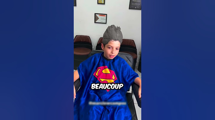 Ce coiffeur a teint les cheveux de ce petit garçon !