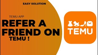 How to Refer a Friend on Temu !! Invite Friends on Temu App - 2024 !! Temu Invite Friend