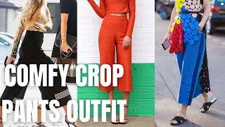 Crop Pants Outfit Ideas. How to Wear Cropped Pants for Spring
