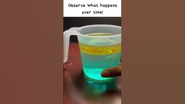 Spectacular Science Experiment! Oil and Water
