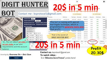 Binary Bot - DIGIT HUNTER BOT - Chapter 4 | Binary | DERIV