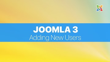 Joomla 3 Basics For Absolute Beginners - Adding new users